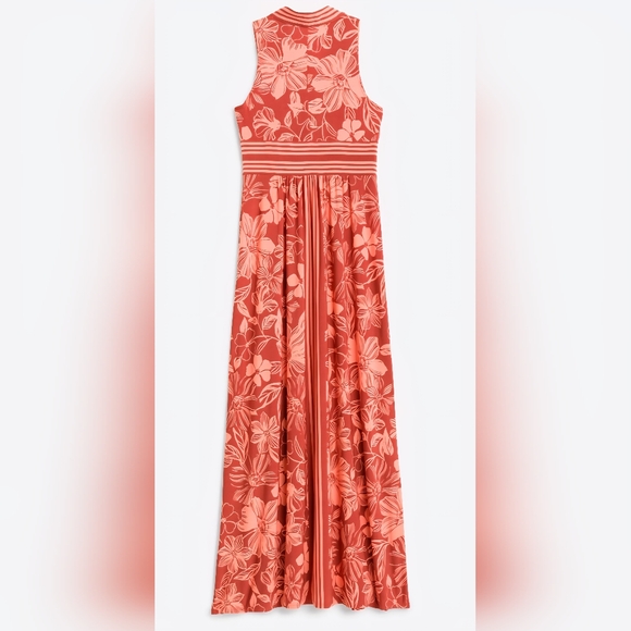 NWT Wisp Burnt Orange Sleeveless Maxi Dress - Picture 6 of 6